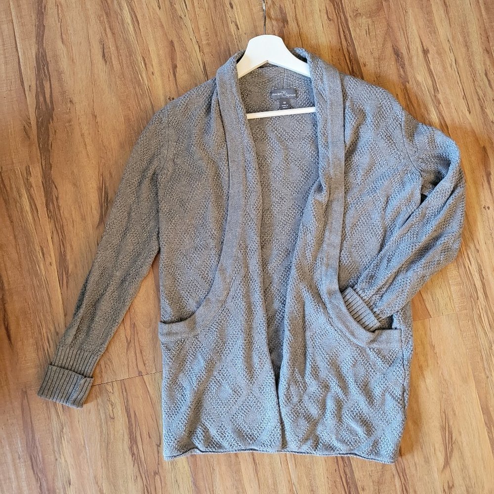 Gray comfy cardigan by Market & Spruce; Size x-Small